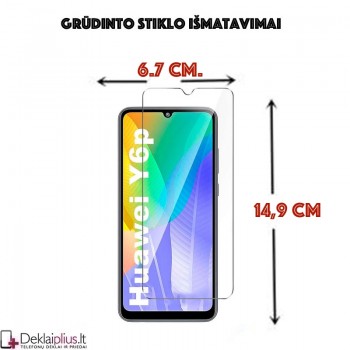 Apsauginis stiklas (Huawei Y6P) Apsauginis stiklas (Huawei Y6P)